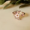 Sakura & Butterfly Crystal Whispers - Rose Gold Colour